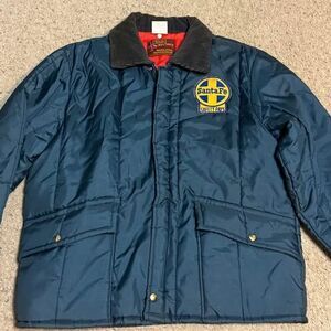 Santa Fe Railroad 80s vintage Walls puffer coat Large
